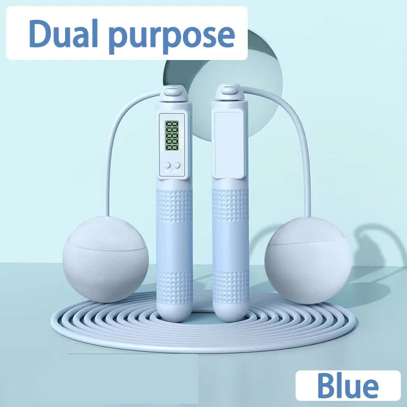 Intelligent Counting Cordless Jump Rope | Professional Dual-Purpose Fitness Tool