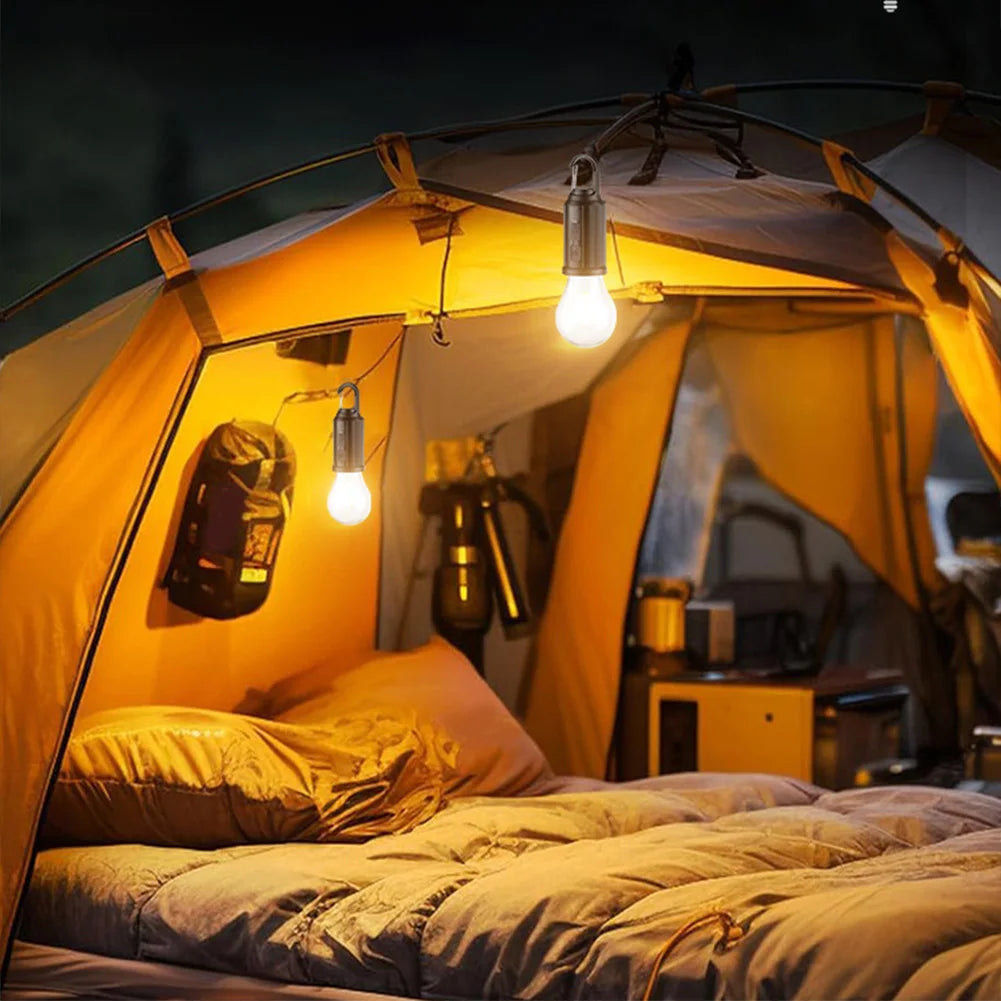 Solar Powered LED Camping Lantern | Waterproof BBQ & Tent Atmosphere Light
