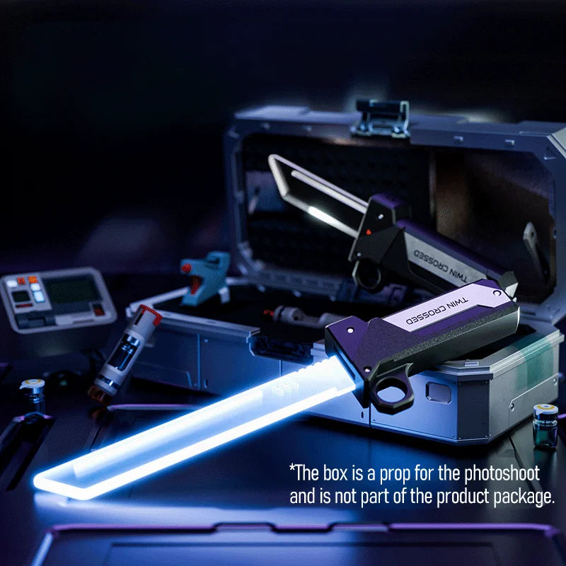 2-in-1 Connectable Lightsaber Toy - Extendable Double Sword Gift for Kids