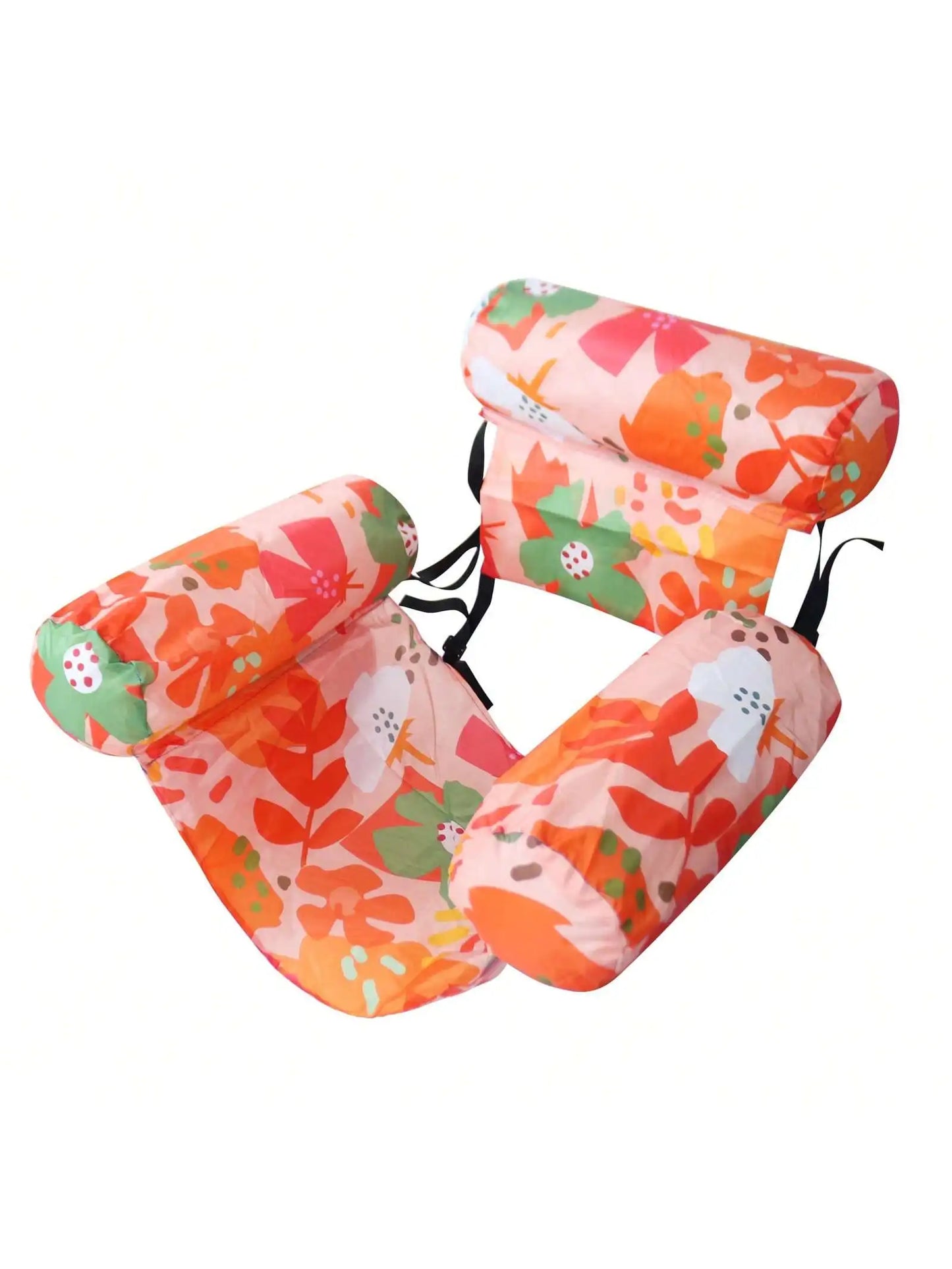 JOYFY 4-in-1 Suntan Tub Raft Floatie - 70" Inflatable Pool Float Lounger