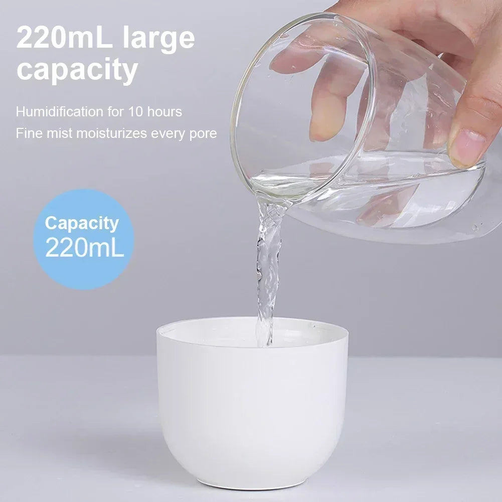 Portable USB Mini Humidifier with LED Light