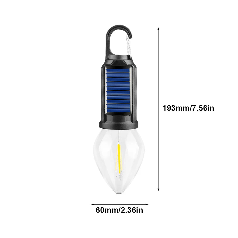 Solar Powered LED Camping Lantern | Waterproof BBQ & Tent Atmosphere Light