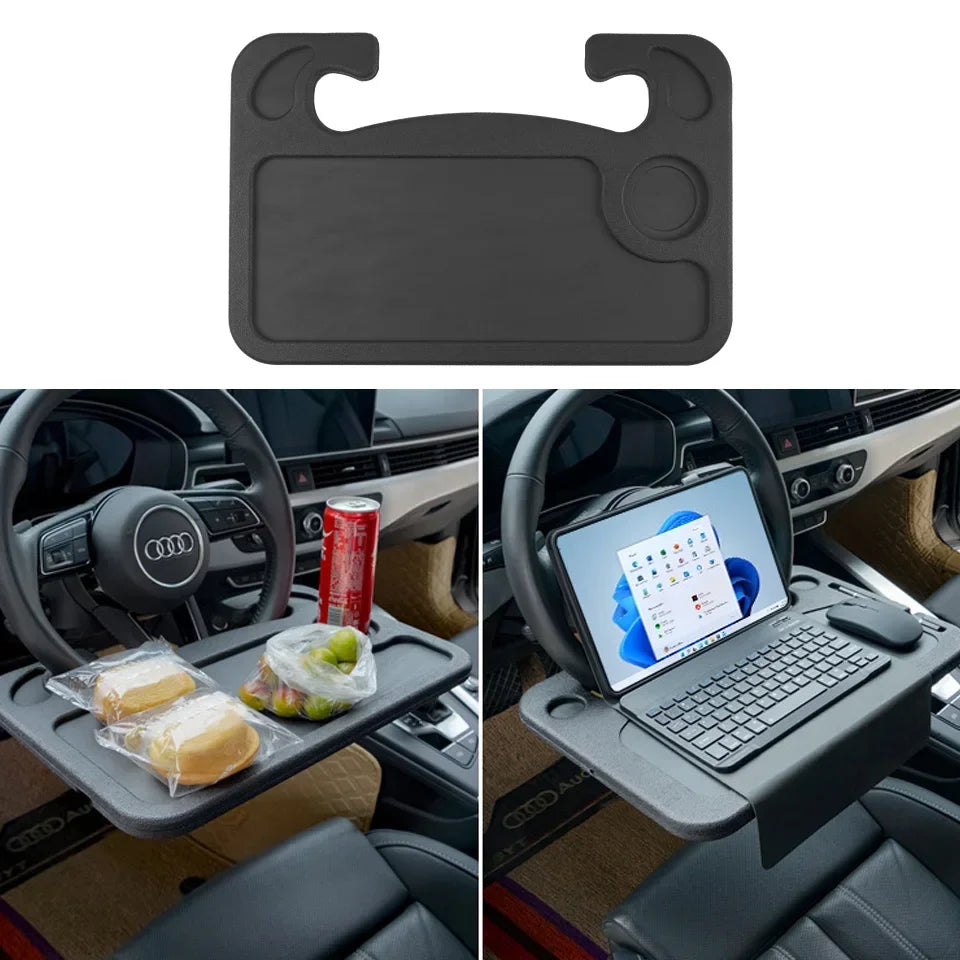 Portable Car Steering Wheel Laptop Tray Table