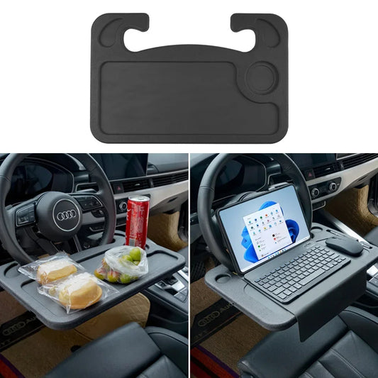 Portable Car Steering Wheel Laptop Tray Table