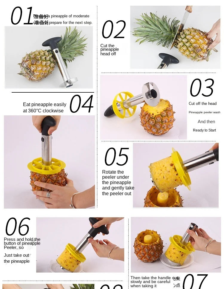 Pineapple Slicer & Peeler Cutter