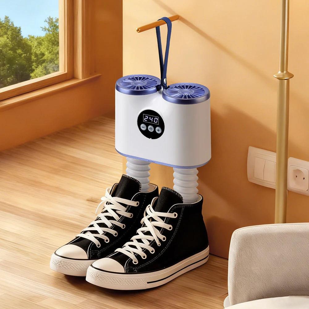 Portable Shoe Dryer with Timer – Fast Drying Boot & Sneaker Heater