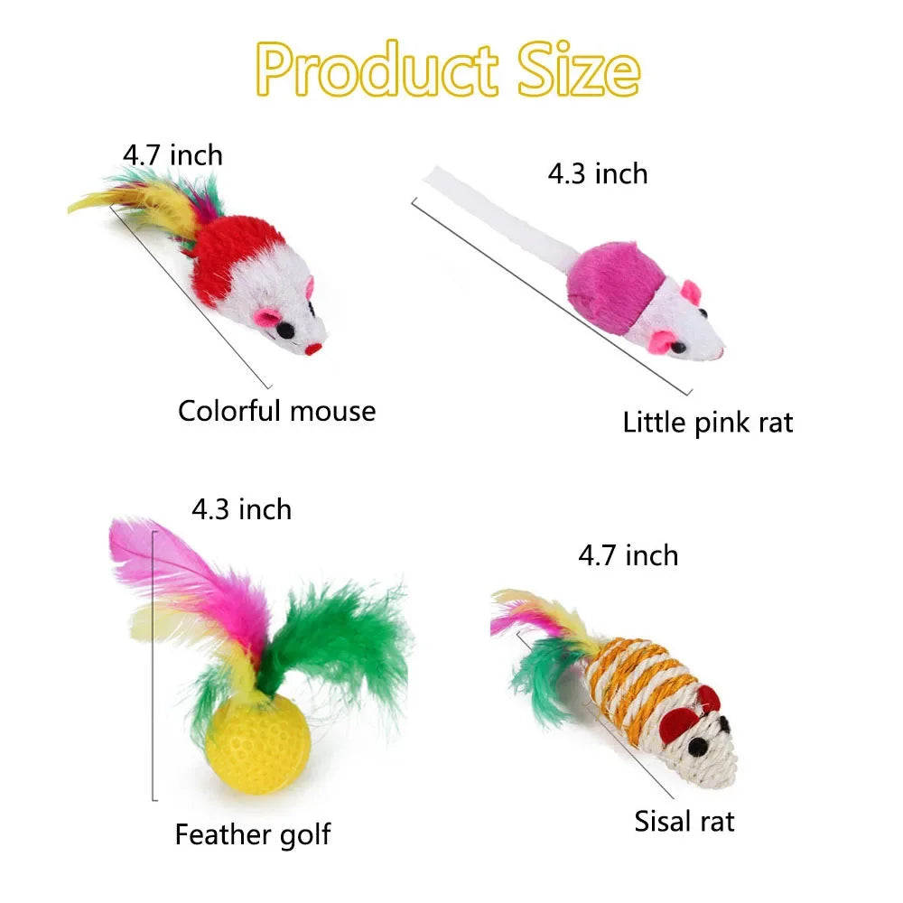 Ultimate Kitten Toys Variety Pack | Interactive Cat Toy Set & Sisal Mouse