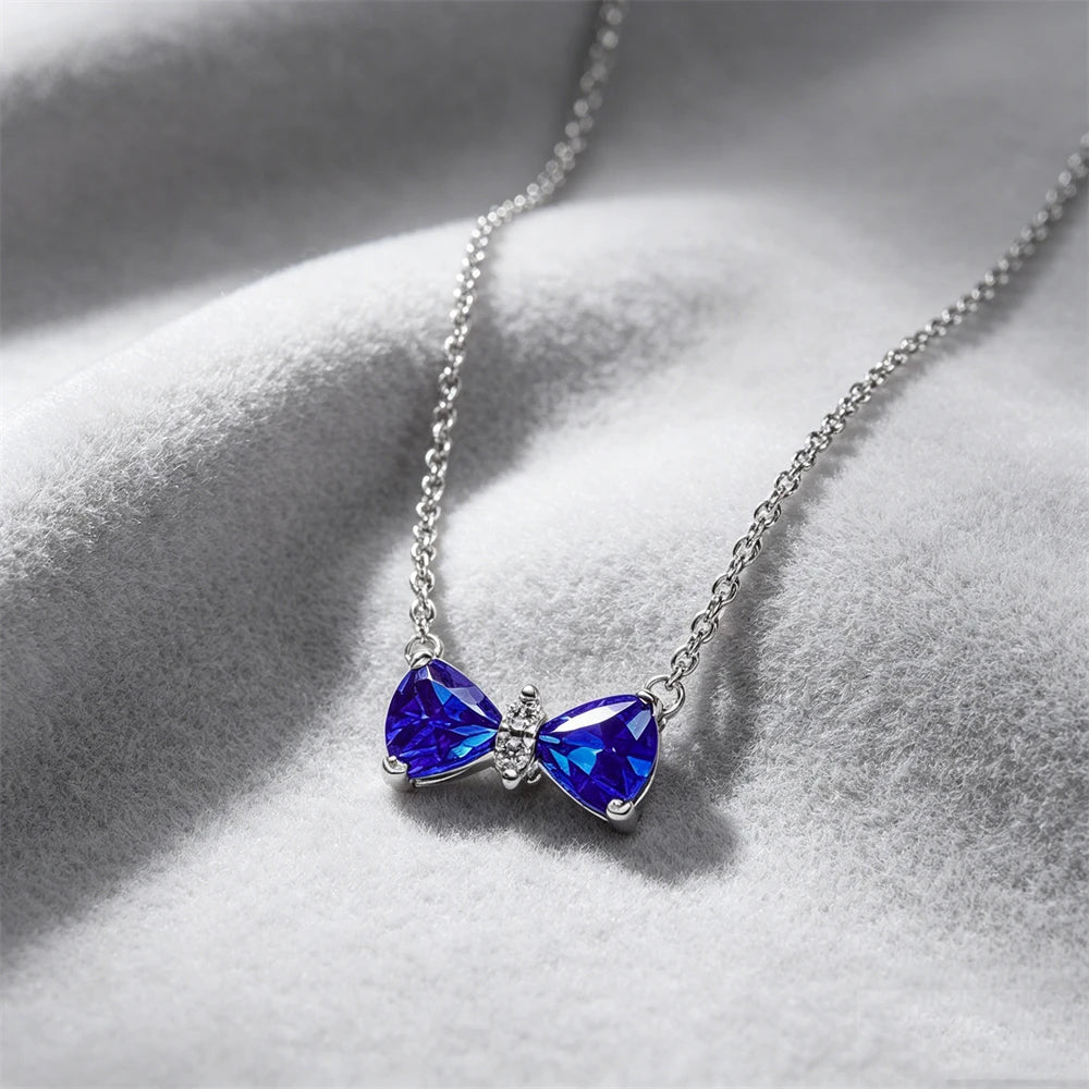 925 Sterling Silver Colorful Heart Necklace 2026