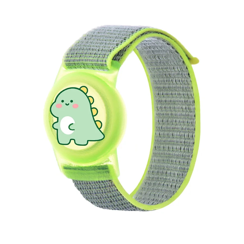 Waterproof AirTag Bracelet for Kids Nylon Hidden Tracker Wristband Toddler Band