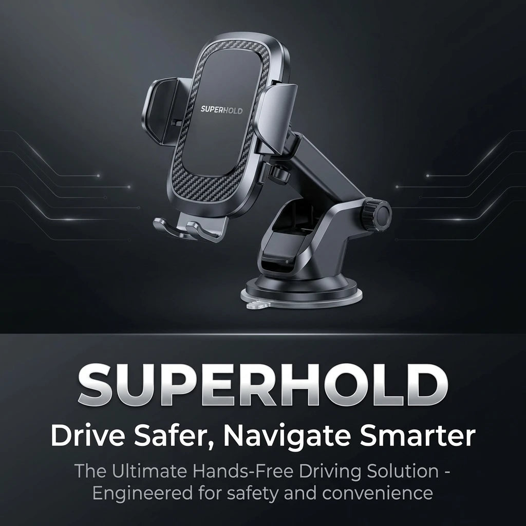 Universal Car Phone Holder Strong Suction Mount 360 Rotation Navigation Bracket