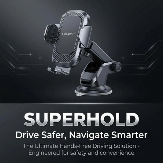Universal Car Phone Holder Strong Suction Mount 360 Rotation Navigation Bracket