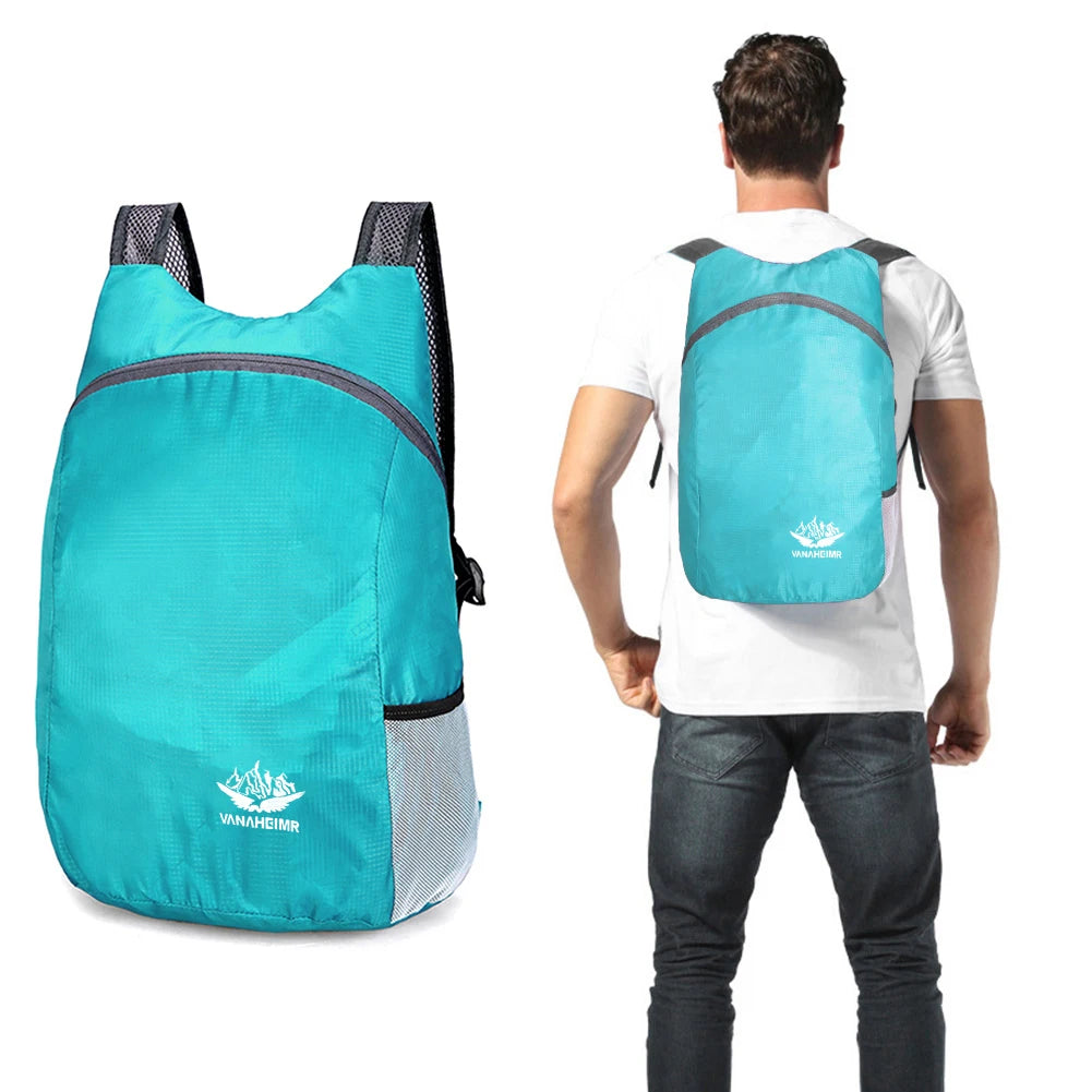 Lightweight Foldable Outdoor Travel Backpack – Waterproof Hiking Daypack for Sports & Travel