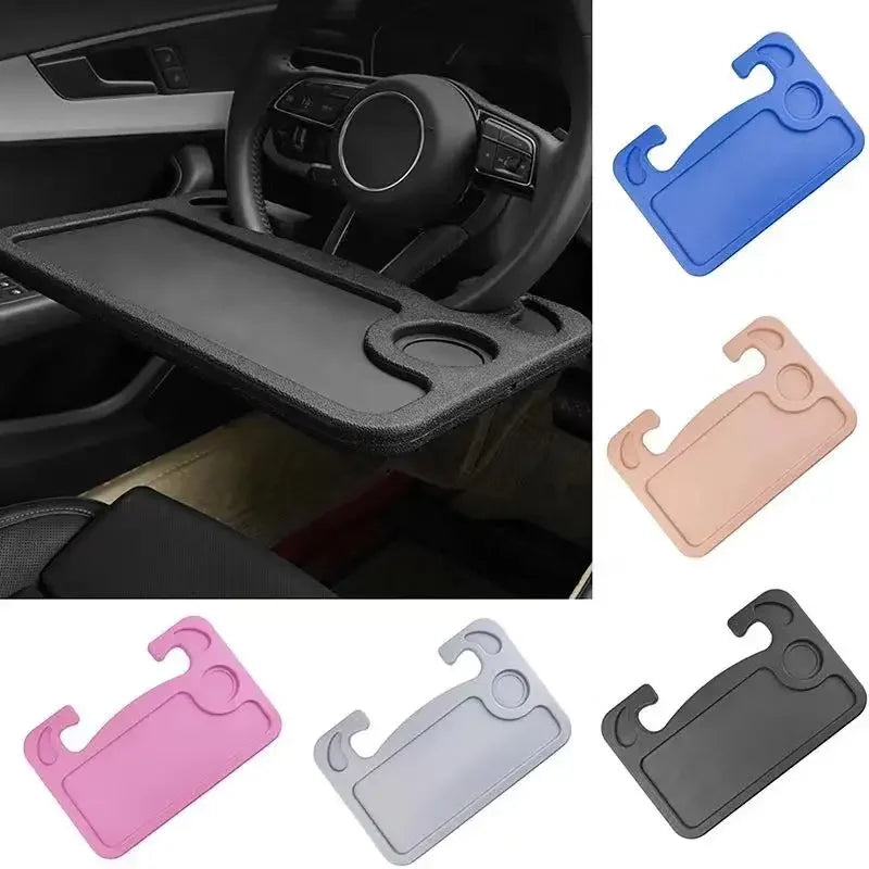 Portable Car Steering Wheel Laptop Tray Table