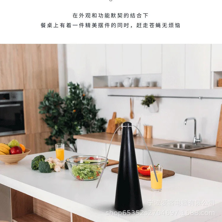 Multifunctional Outdoor Fly 360° Rotating Type Food Food, Pest Repellent Table Fan, Hiking Camping Equipment