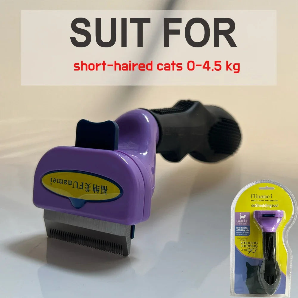 Pet Grooming Brush for Dogs & Cats – Hair Removal & Massage Comb Tool
