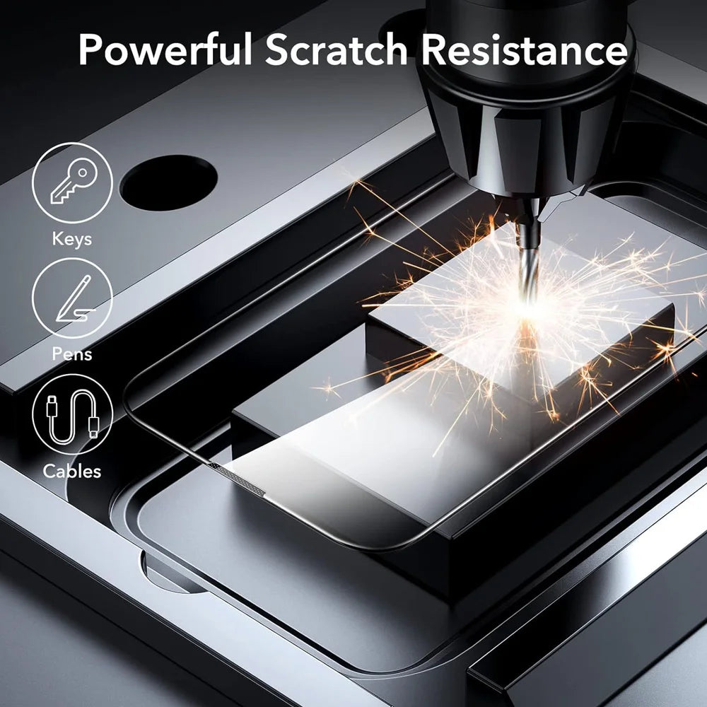 iPhone Tempered Glass Screen & Camera Protector Set