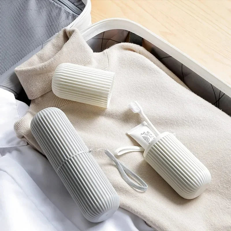 Portable Toothbrush & Toothpaste Travel Case