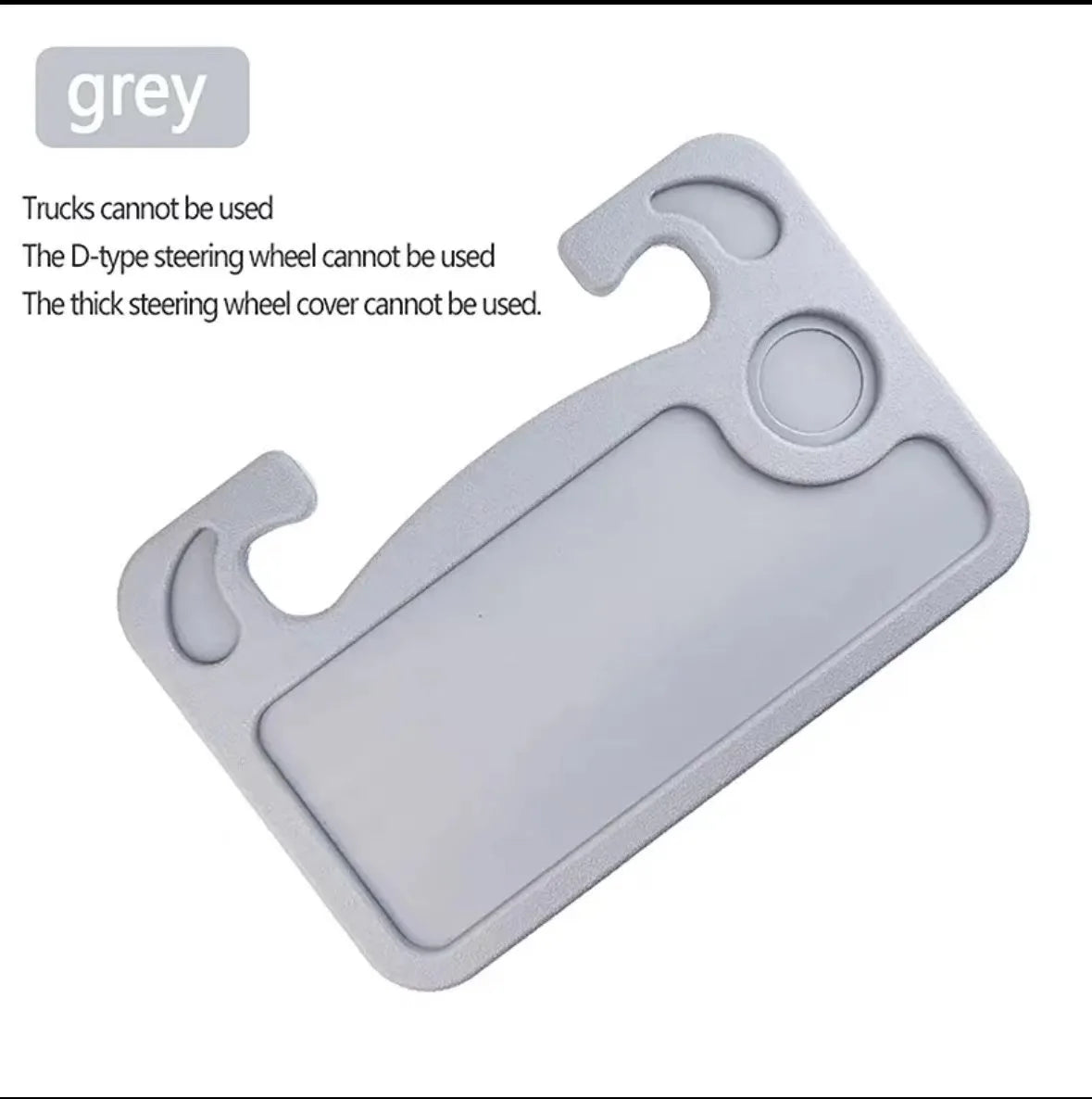 Portable Car Steering Wheel Laptop Tray Table