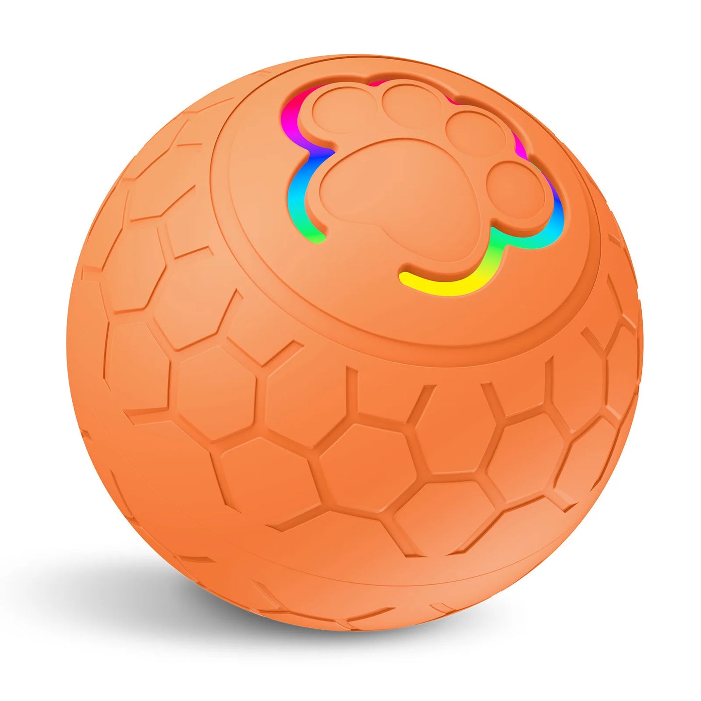 Smart Interactive Dog Toy Ball – USB Rechargeable Automatic Bouncing LED Pet Toy for Dogs & Cats