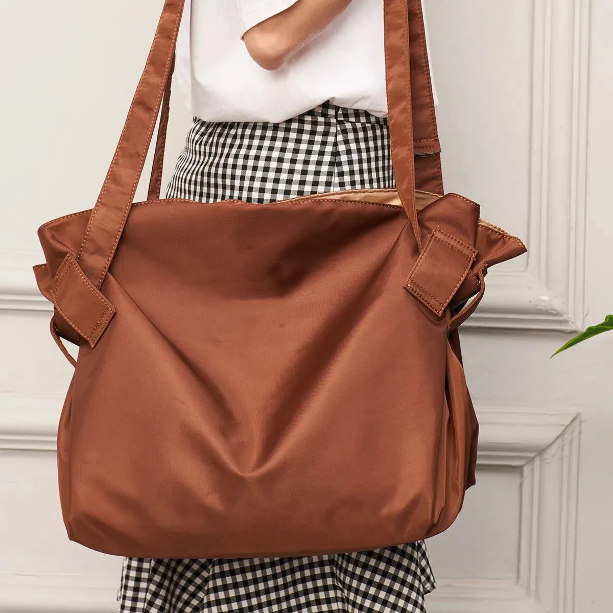 Foldable Large Capacity Shopping Tote Bag – Travel, Picnic & Storage