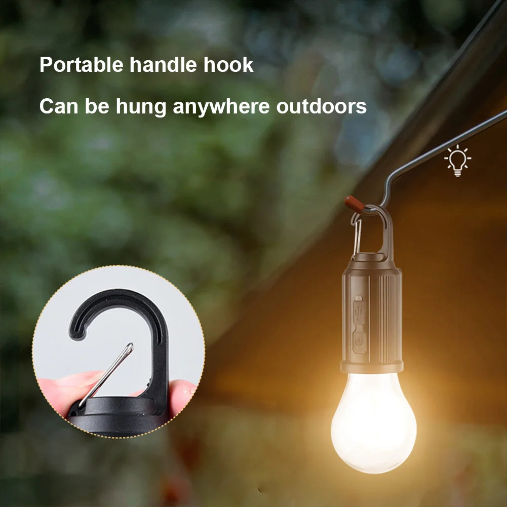 Solar Powered LED Camping Lantern | Waterproof BBQ & Tent Atmosphere Light