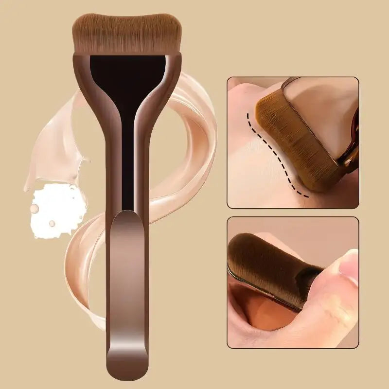 Lymphatic Contour Face and Body Brush Ultra Thin Wide Tongue Massager for Dry Brushing
