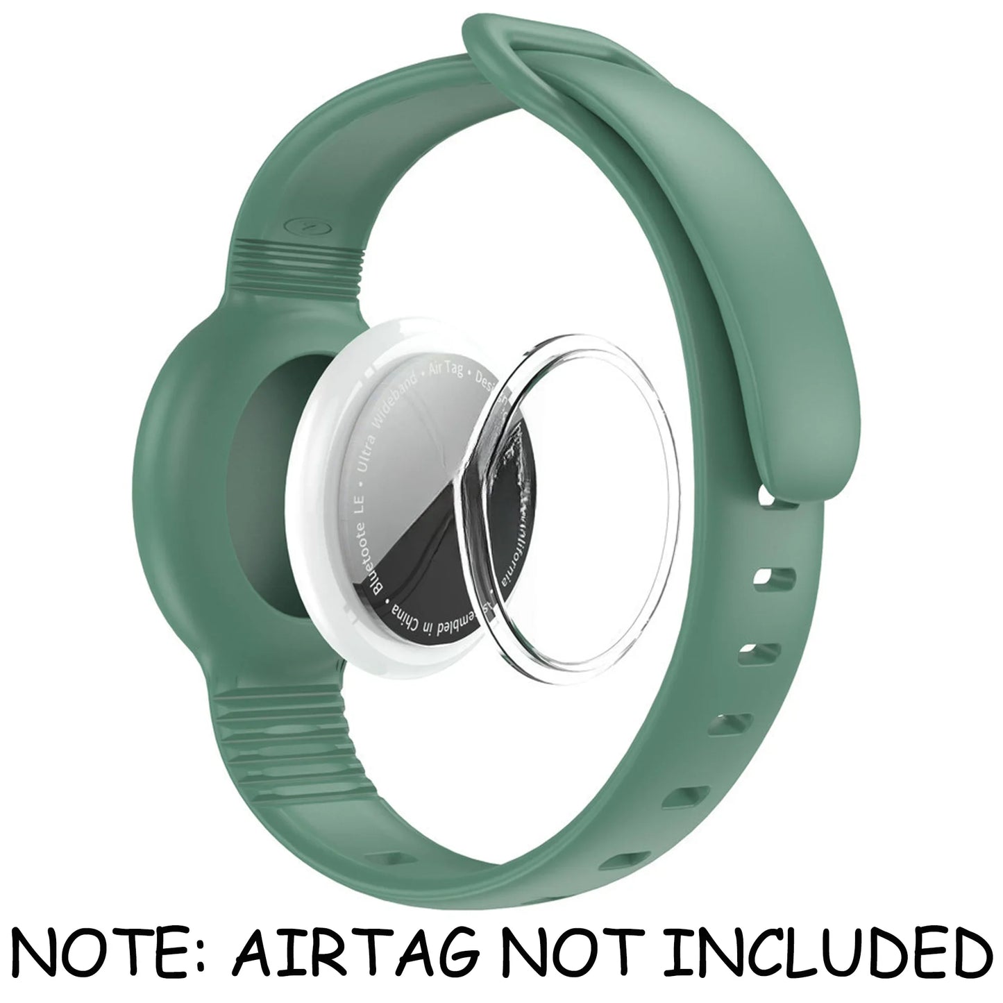 Waterproof AirTag Bracelet for Kids Nylon Hidden Tracker Wristband Toddler Band