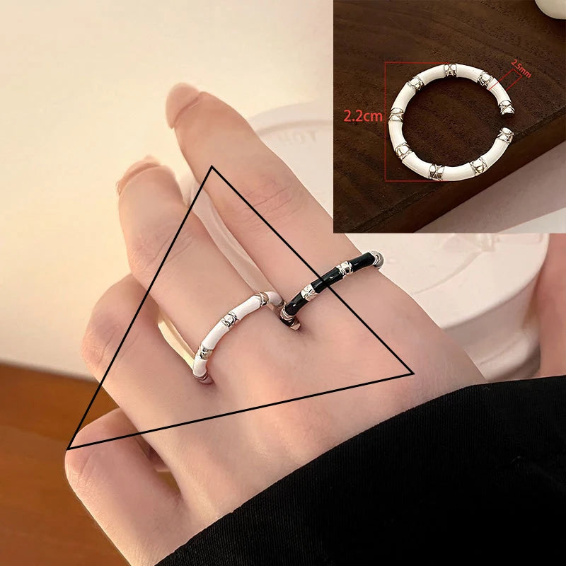 925 Sterling Silver Pearl Smile Adjustable Ring