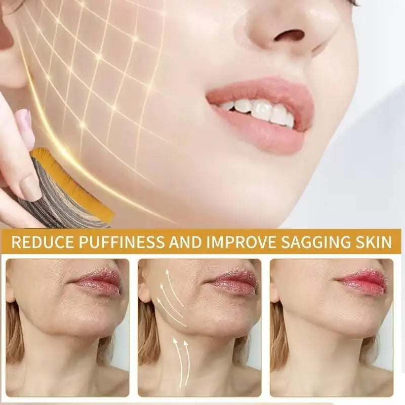 Lymphatic Contour Face and Body Brush Ultra Thin Wide Tongue Massager for Dry Brushing