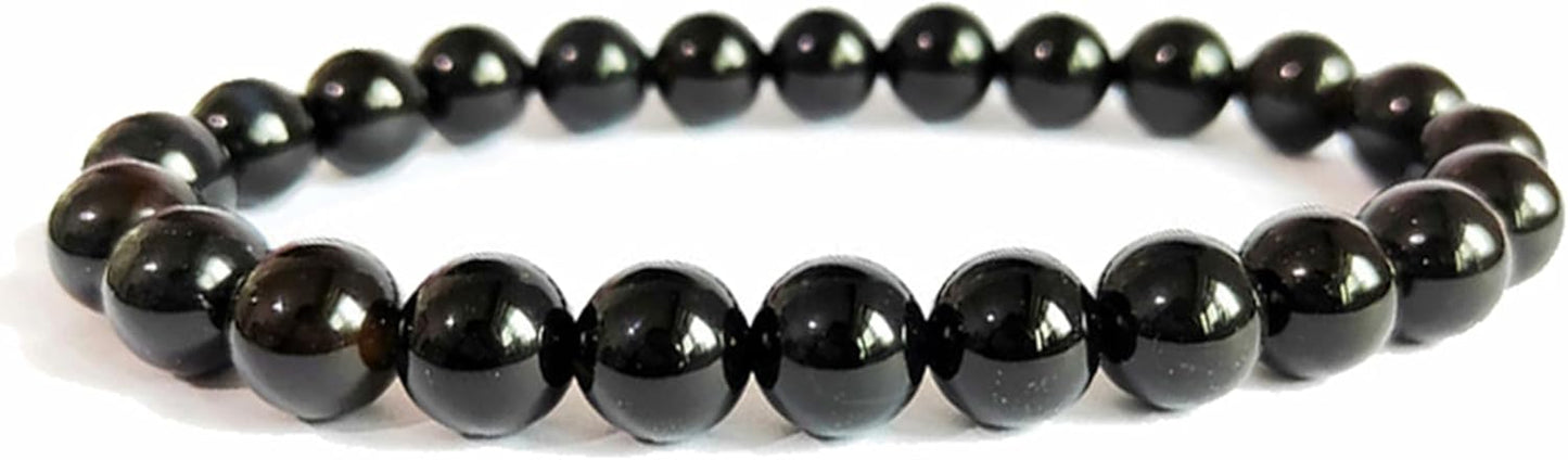 Handmade 8Mm Beaded Bracelets for Men Protection Bracelet for Women Chakra Feng Shui Stretchy Handmade Lucky Money Stretchy Crystal Bracelets Best Gifts