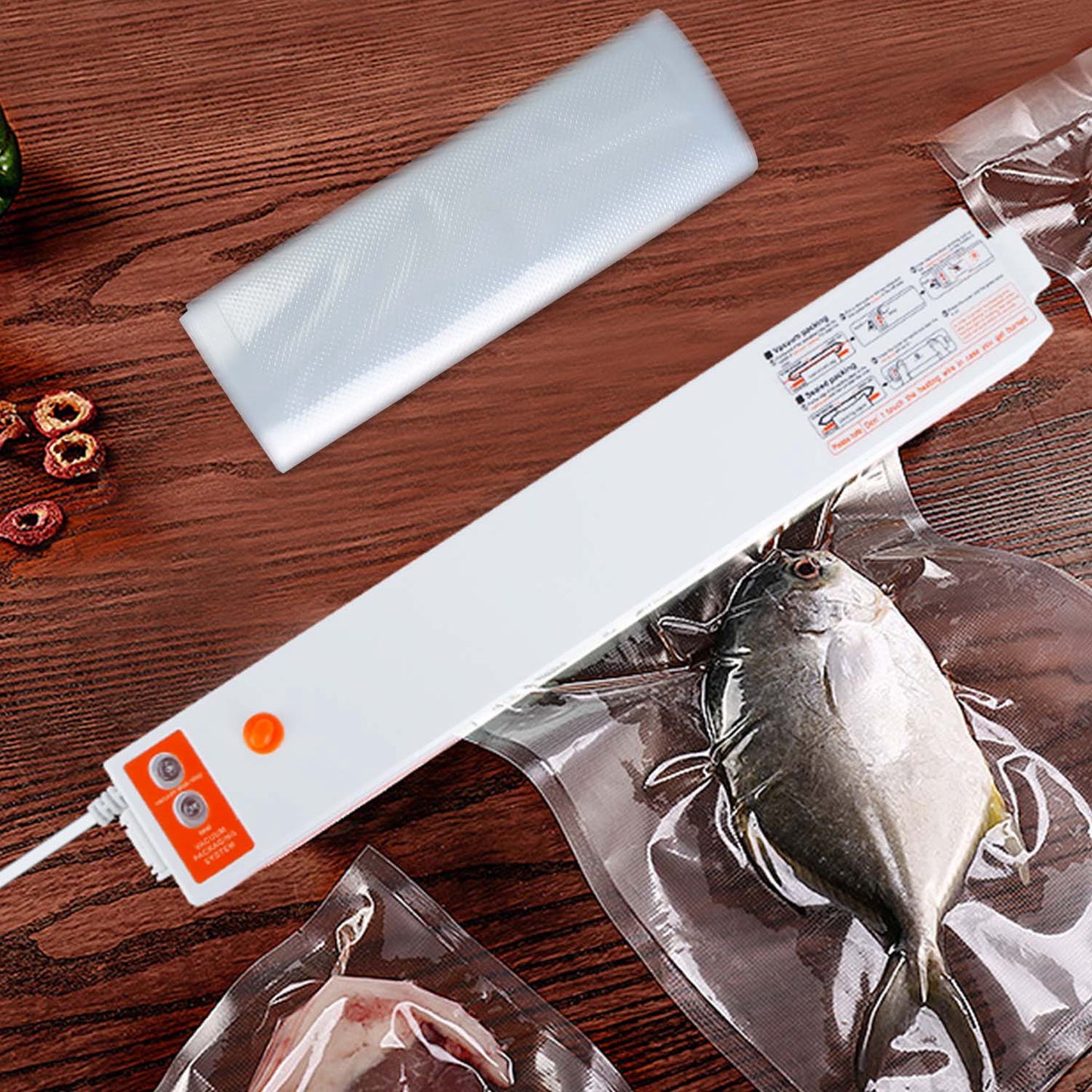 Electric Vacuum Sealer Machine Household Automatic Food Vacuum Sealer Quick Sealing System Machine for Food Dry Moist Food