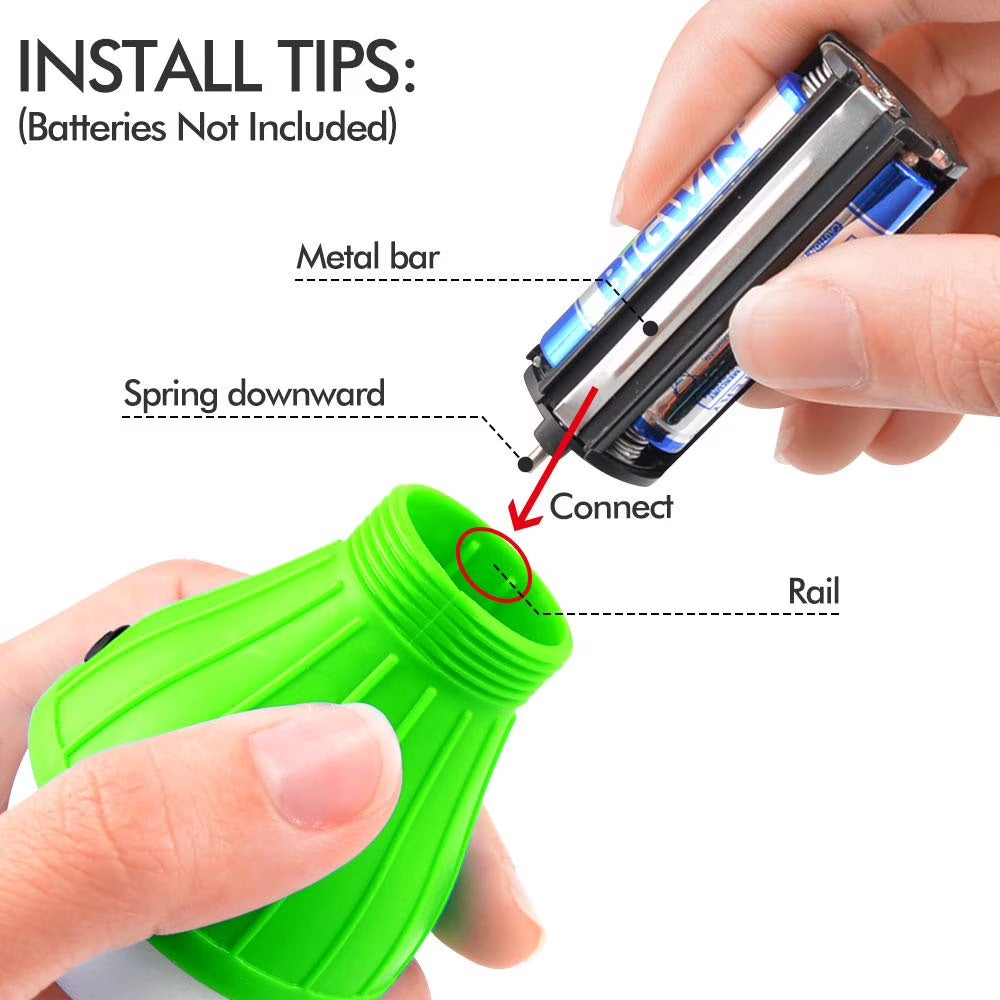 Tent Lamp Portable LED Tent Light 4 Packs Clip Hook Hurricane Emergency Lights LED Camping Light Bulb Camping Tent Lantern Bulb Camping Equipment for Camping Hiking Backpacking Fishing