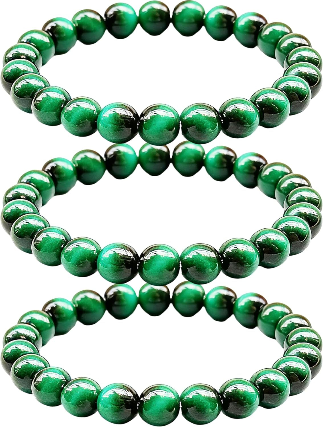 Handmade 8Mm Beaded Bracelets for Men Protection Bracelet for Women Chakra Feng Shui Stretchy Handmade Lucky Money Stretchy Crystal Bracelets Best Gifts