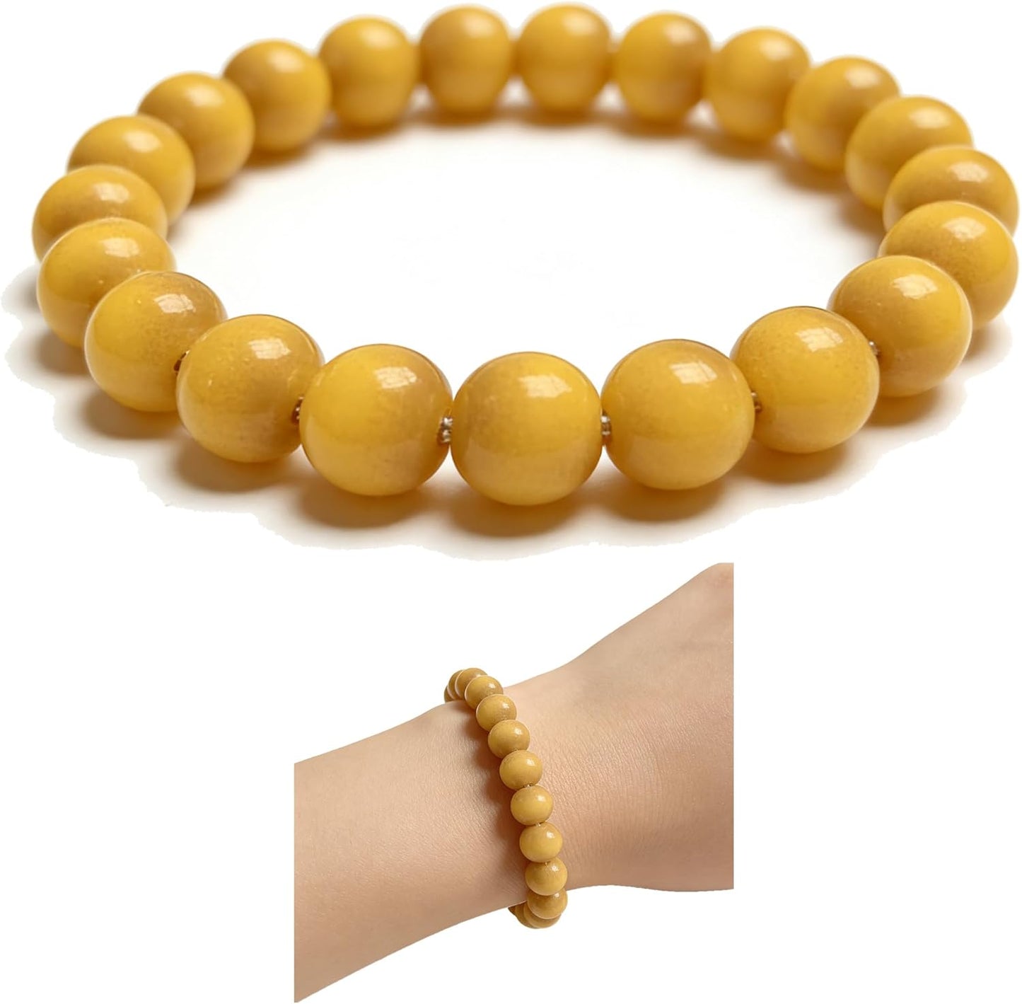 Handmade 8Mm Beaded Bracelets for Men Protection Bracelet for Women Chakra Feng Shui Stretchy Handmade Lucky Money Stretchy Crystal Bracelets Best Gifts