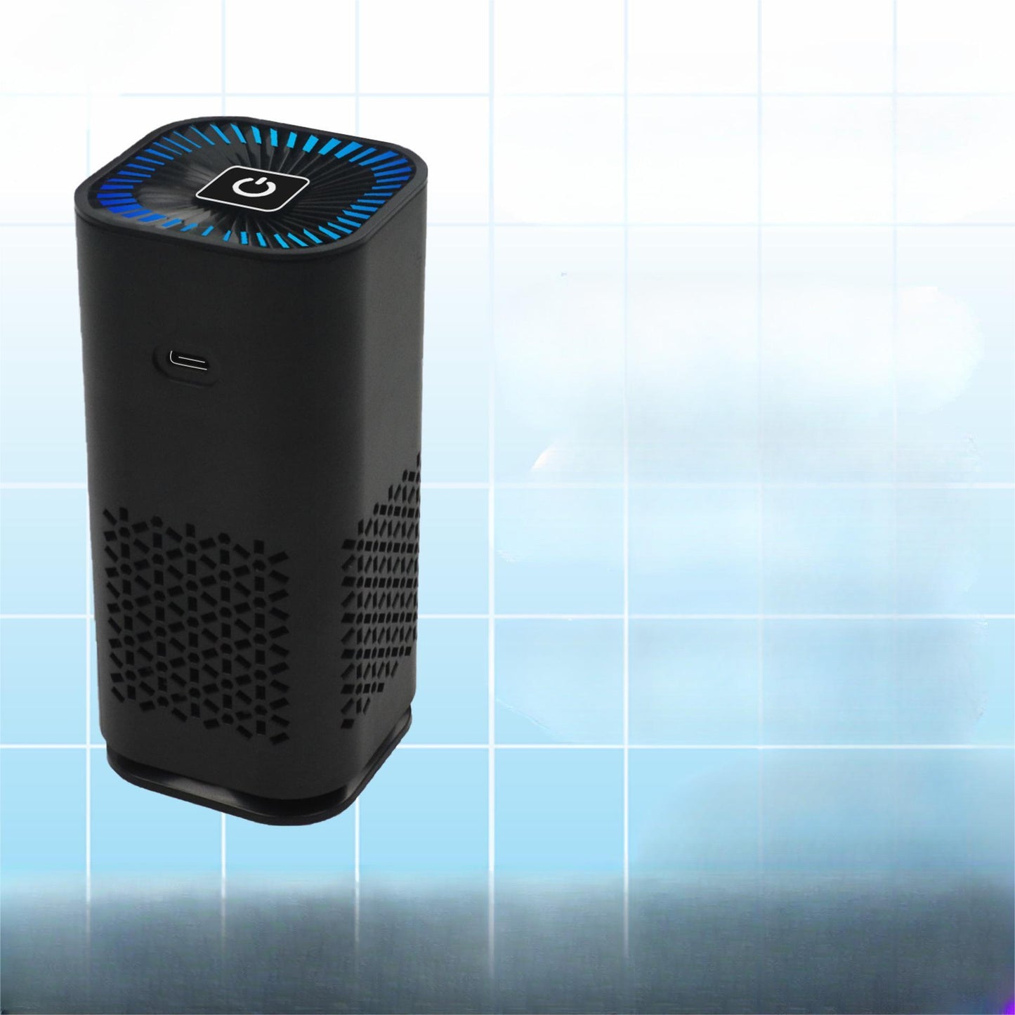 Portable Car Air Purifier – Negative Ion Generator for Formaldehyde, Smoke & Dust Removal