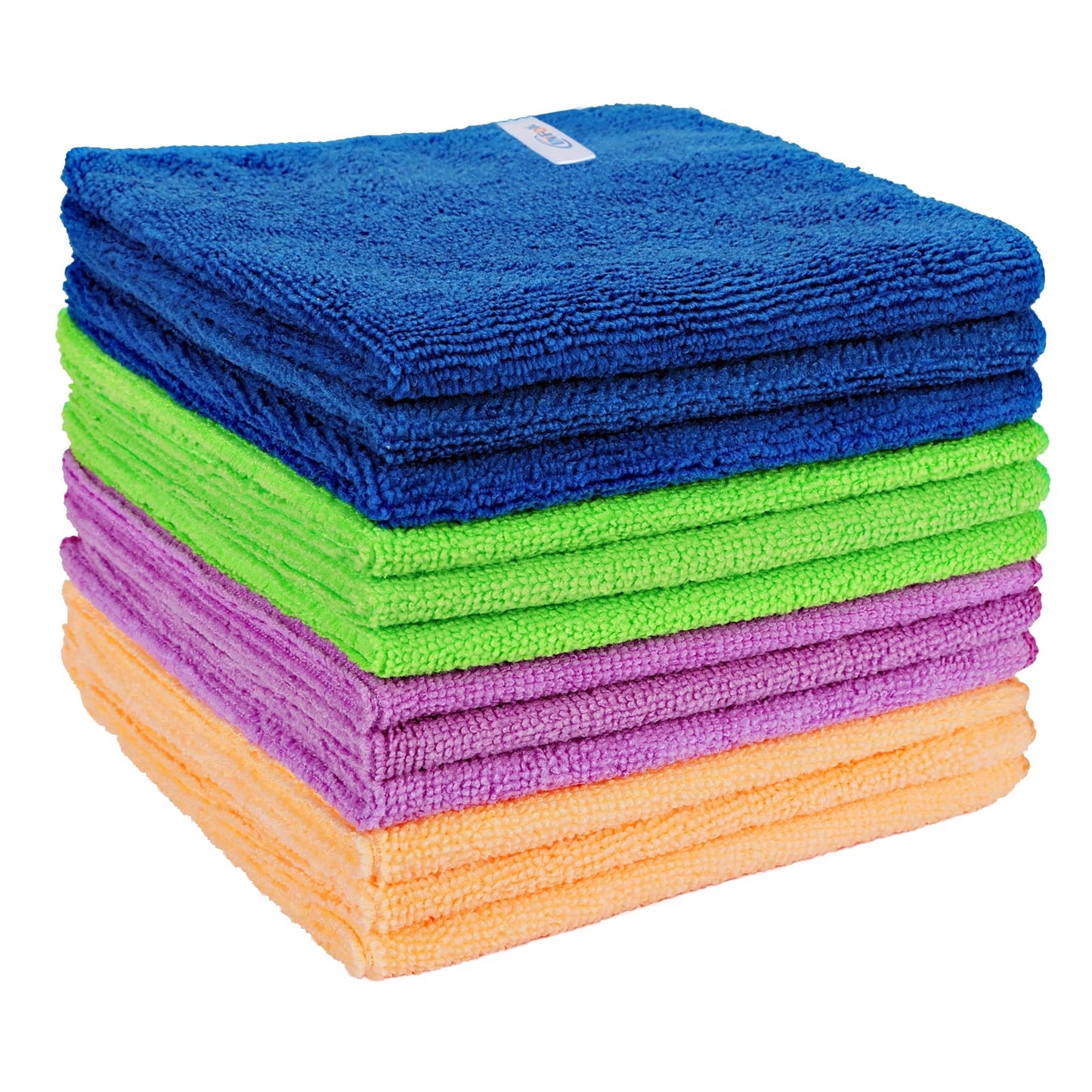 12Pcs Premium Microfiber Cleaning Cloth for Household Cleaning, 12" X 12"