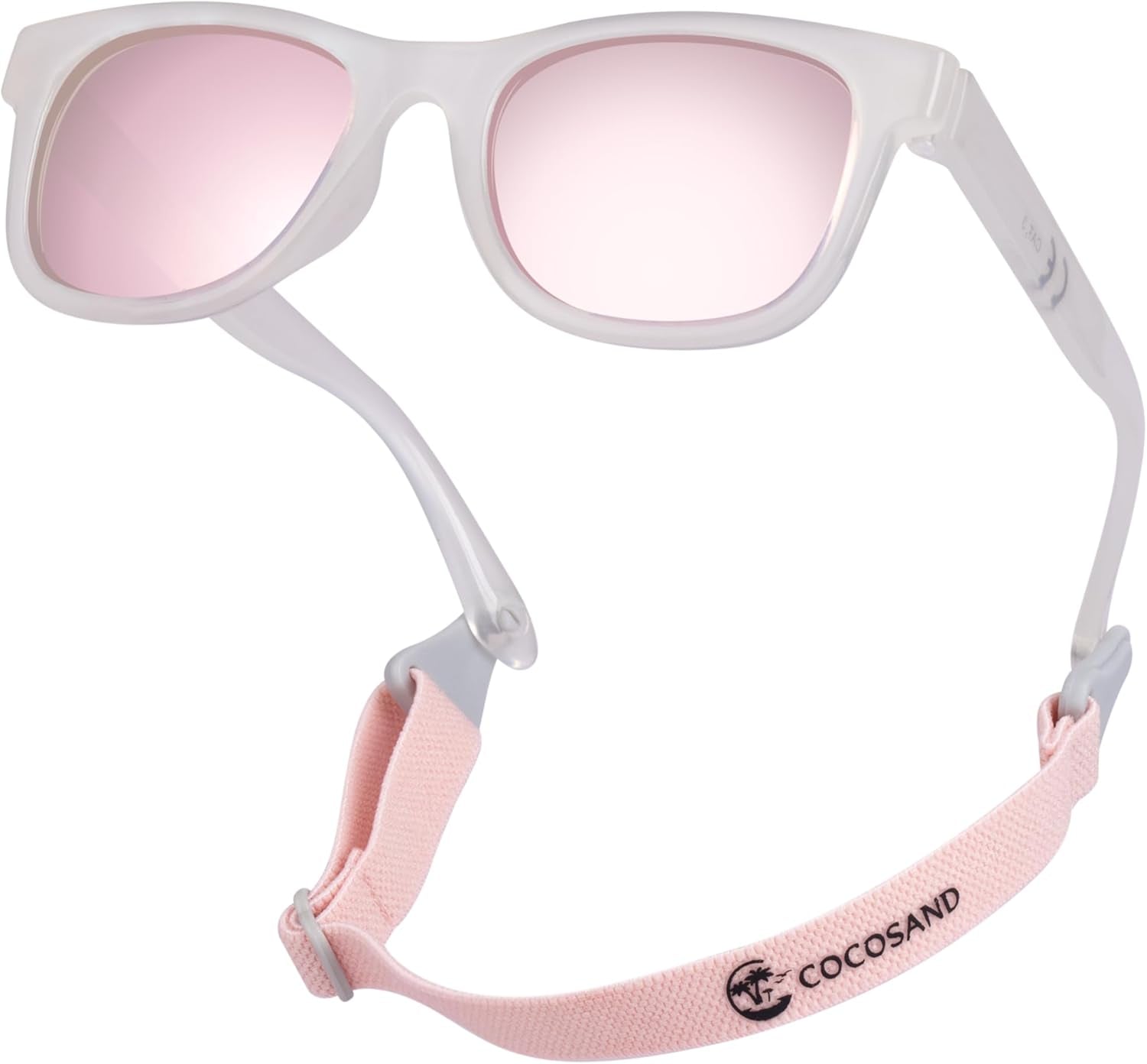 Flexible Baby Sunglasses with Strap Polarized UV Protection for Toddler Infant Newborn Boy Girl Age 0-24 Months