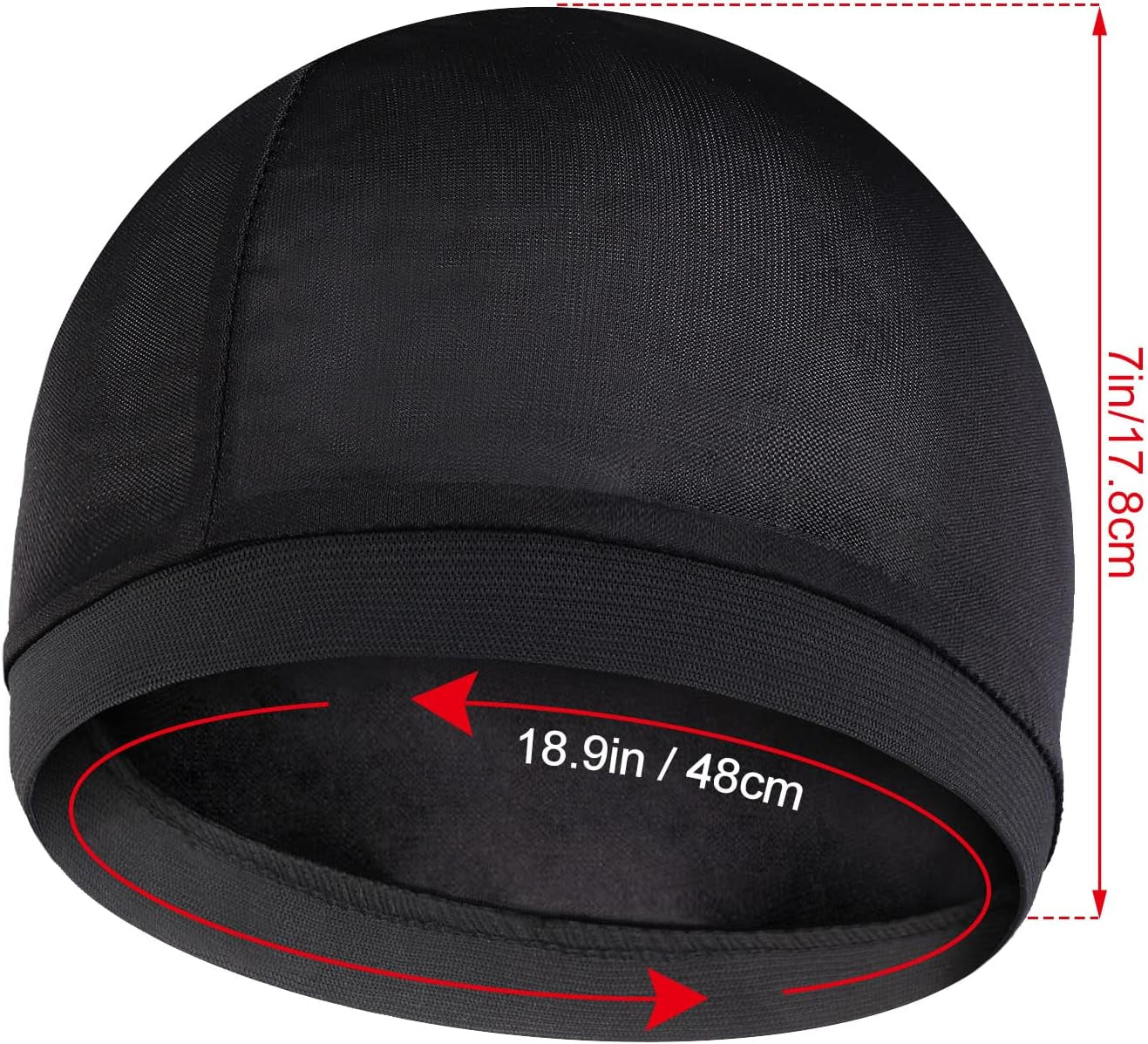 Durags Bonnet 2 PCS Turban Wave Cap Night Grip Loc Turban Caps Skull Beanies Bandana Hat Hair Cover Tie Wrap Scarf