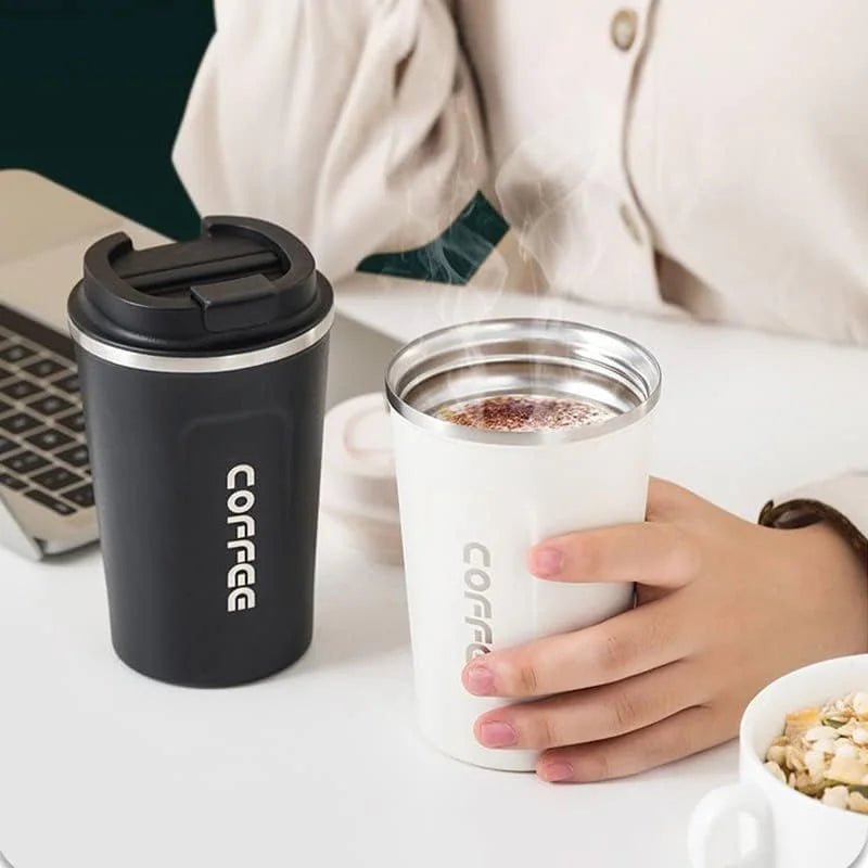 Innotech Double Wall Stainless Steel Smart Temperature Display Coffee, Tea, Hot Drinks Mug/Bottle/Cup with Led Temperature Display on Lid